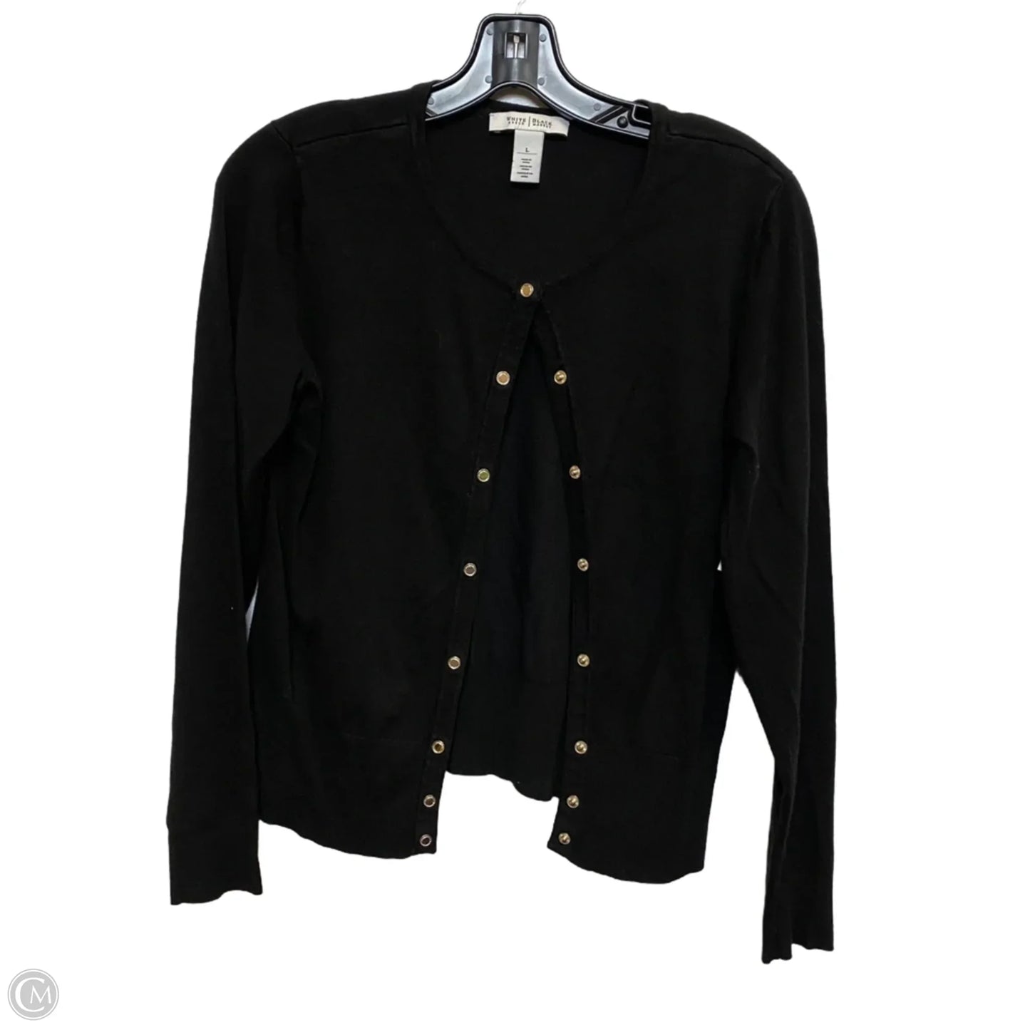 Cardigan By White House Black Market In Black, Size: L