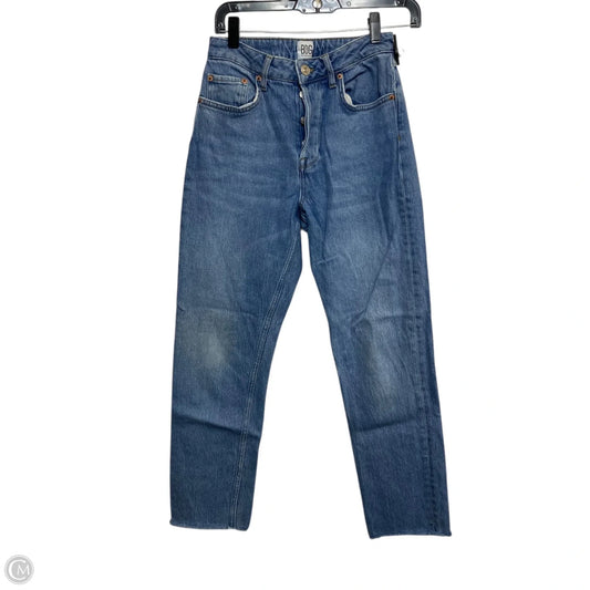 Jeans Straight By Bdg In Blue Denim, Size: 4