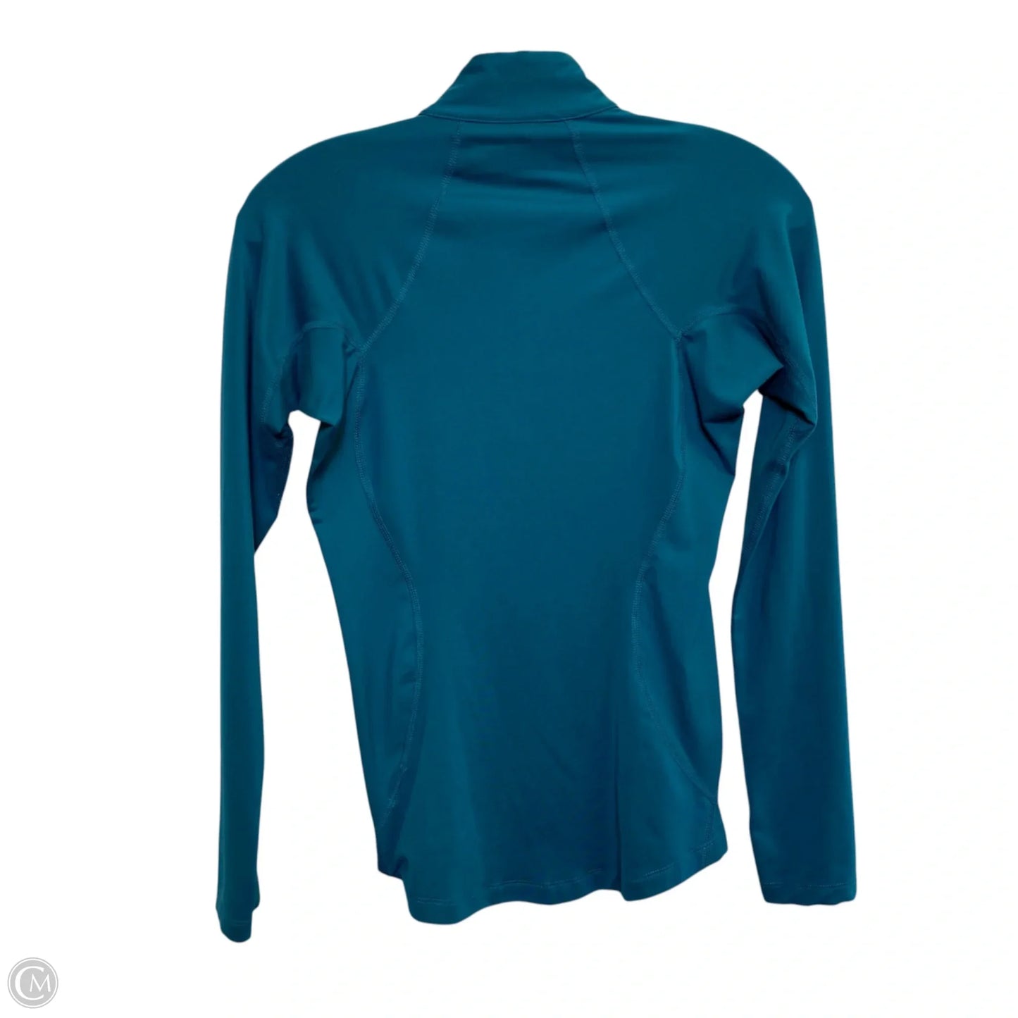 Athletic Top Long Sleeve Collar By Columbia In Green, Size: Xs