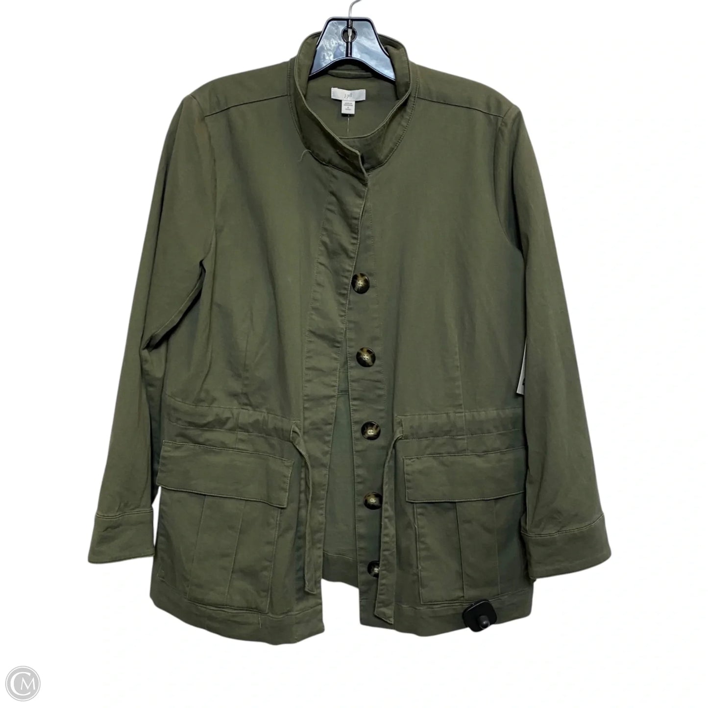 Jacket Utility By J. Jill In Green, Size: Sp