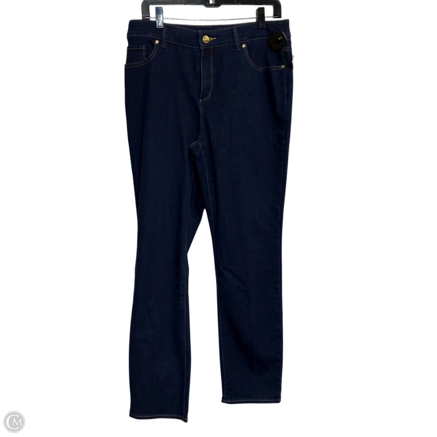 Jeans Skinny By Chicos In Blue Denim, Size: 8