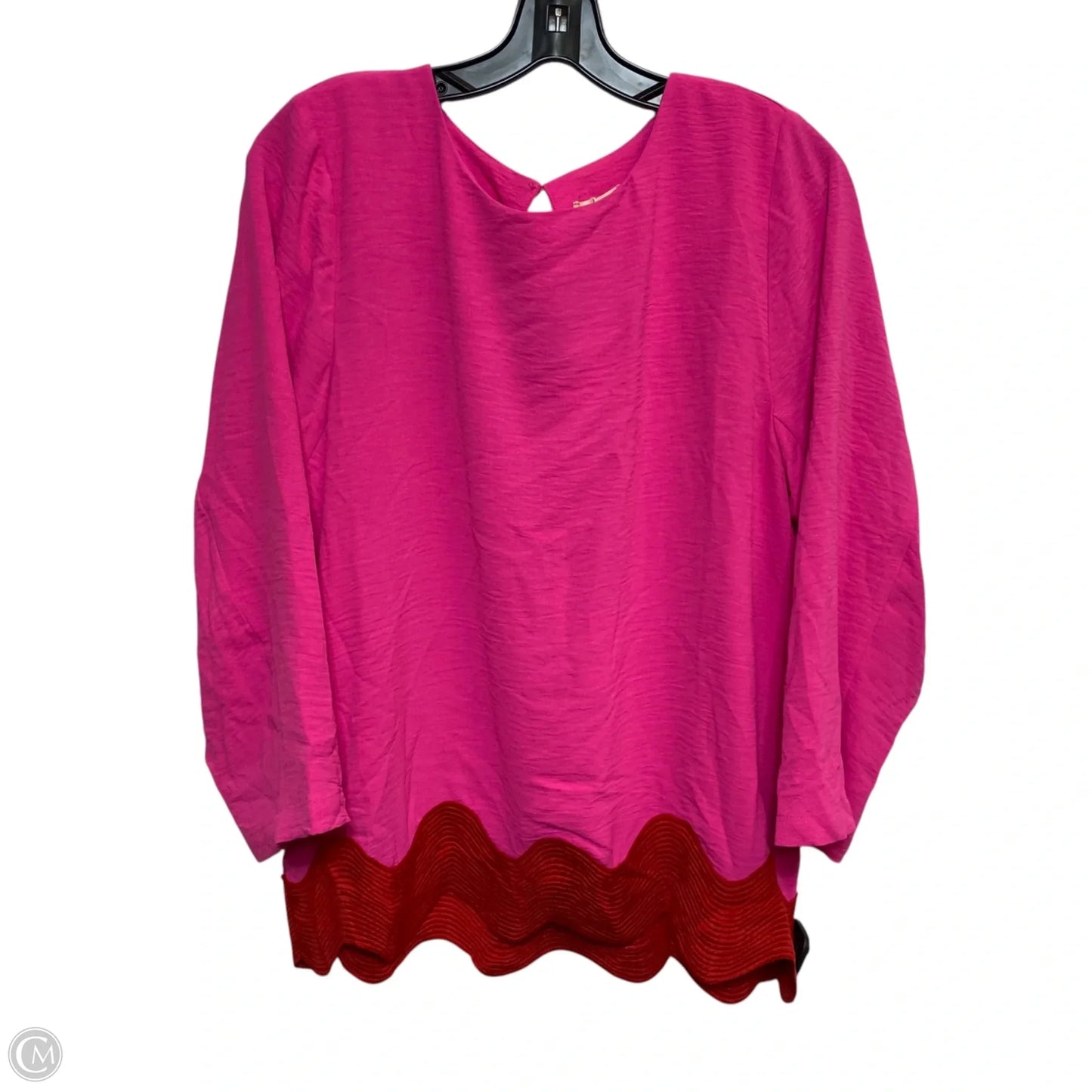 Top Long Sleeve By Jodifl In Pink, Size: M