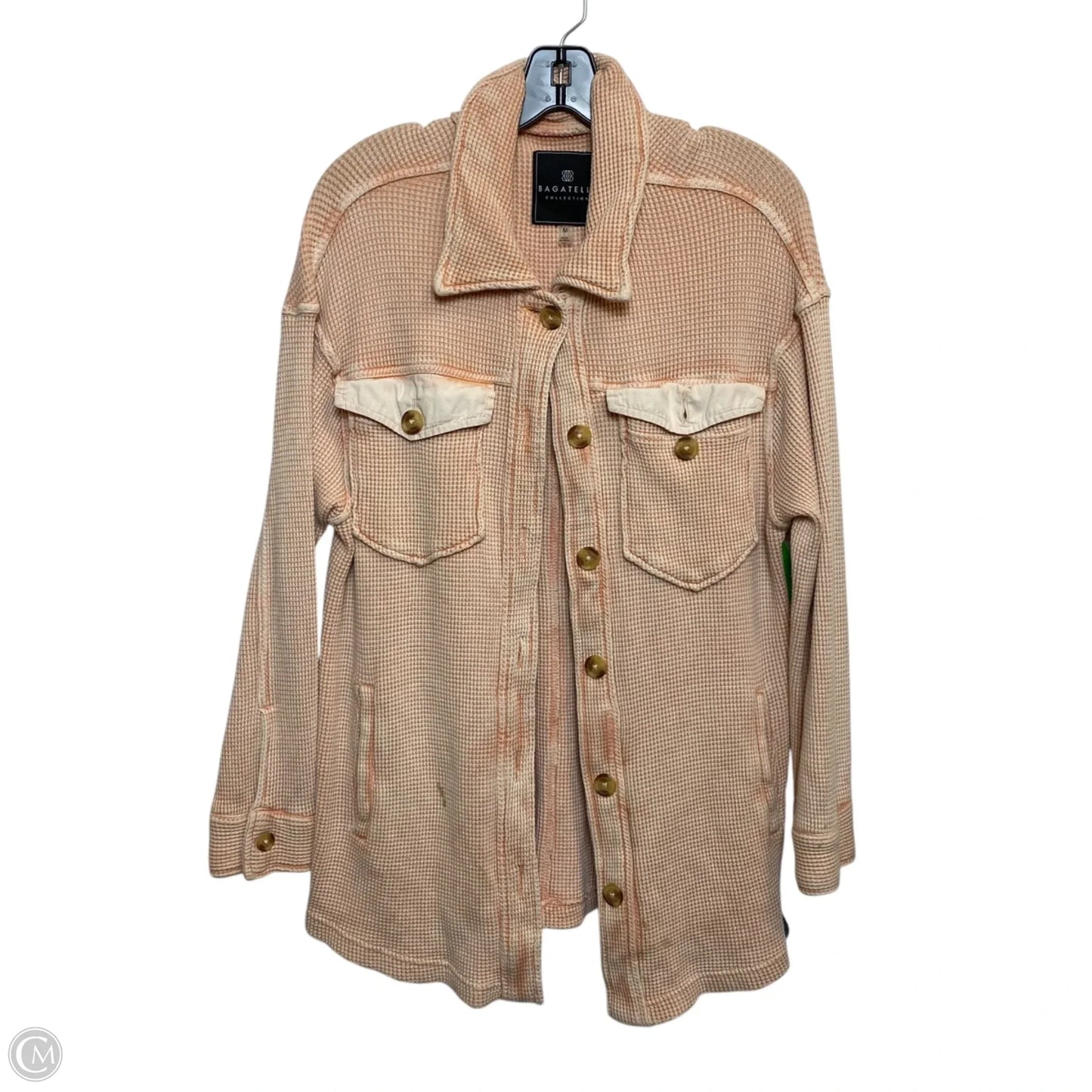 Top Long Sleeve By Bagatelle In Orange, Size: M