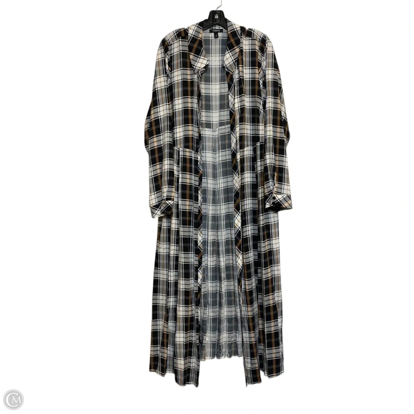 Dress Casual Maxi By Torrid In Black & White, Size: 3x