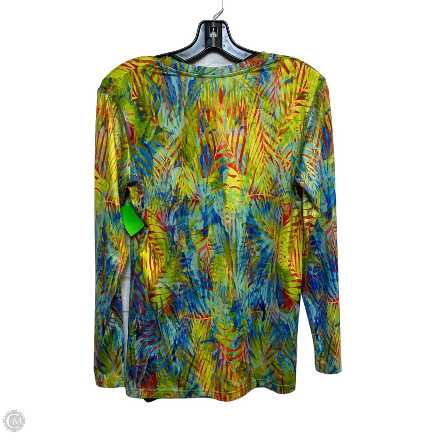 Athletic Top Long Sleeve Crewneck By Guy Harvey In Multi-colored, Size: S