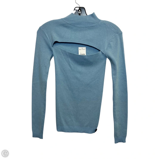 Top Long Sleeve By A Love Story In Blue, Size: Xs