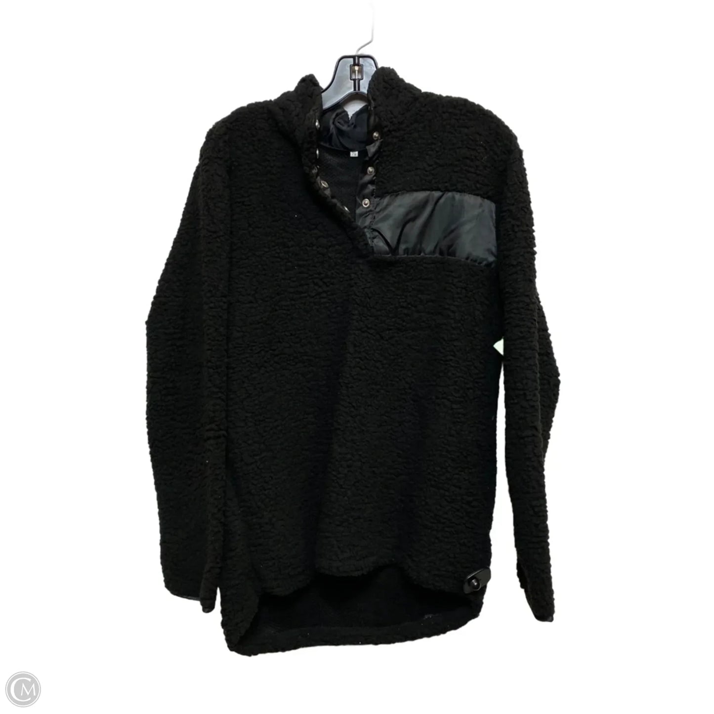 Sweatshirt Collar By Cmf In Black, Size: S