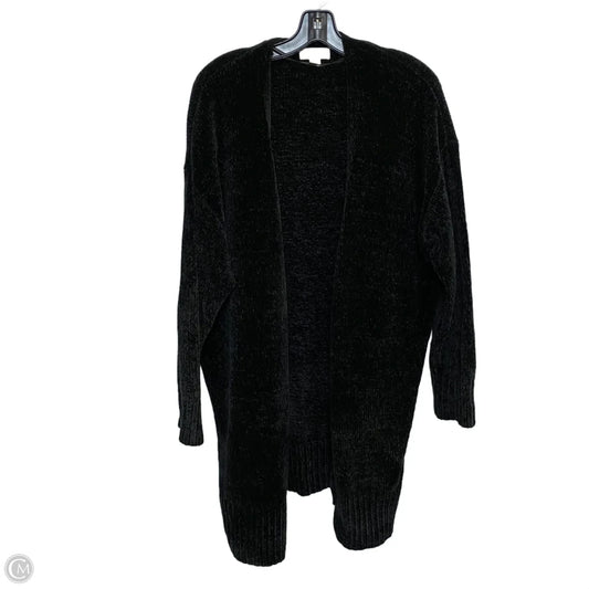 Sweater Cardigan By Ava & Viv In Black, Size: 1x