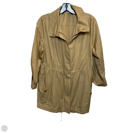 Jacket Utility By Chicos In Tan, Size: L