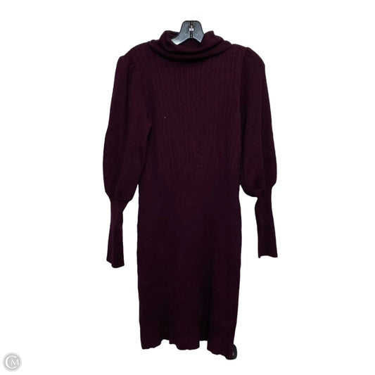 Dress Sweater By Taylor In Purple, Size: Xl