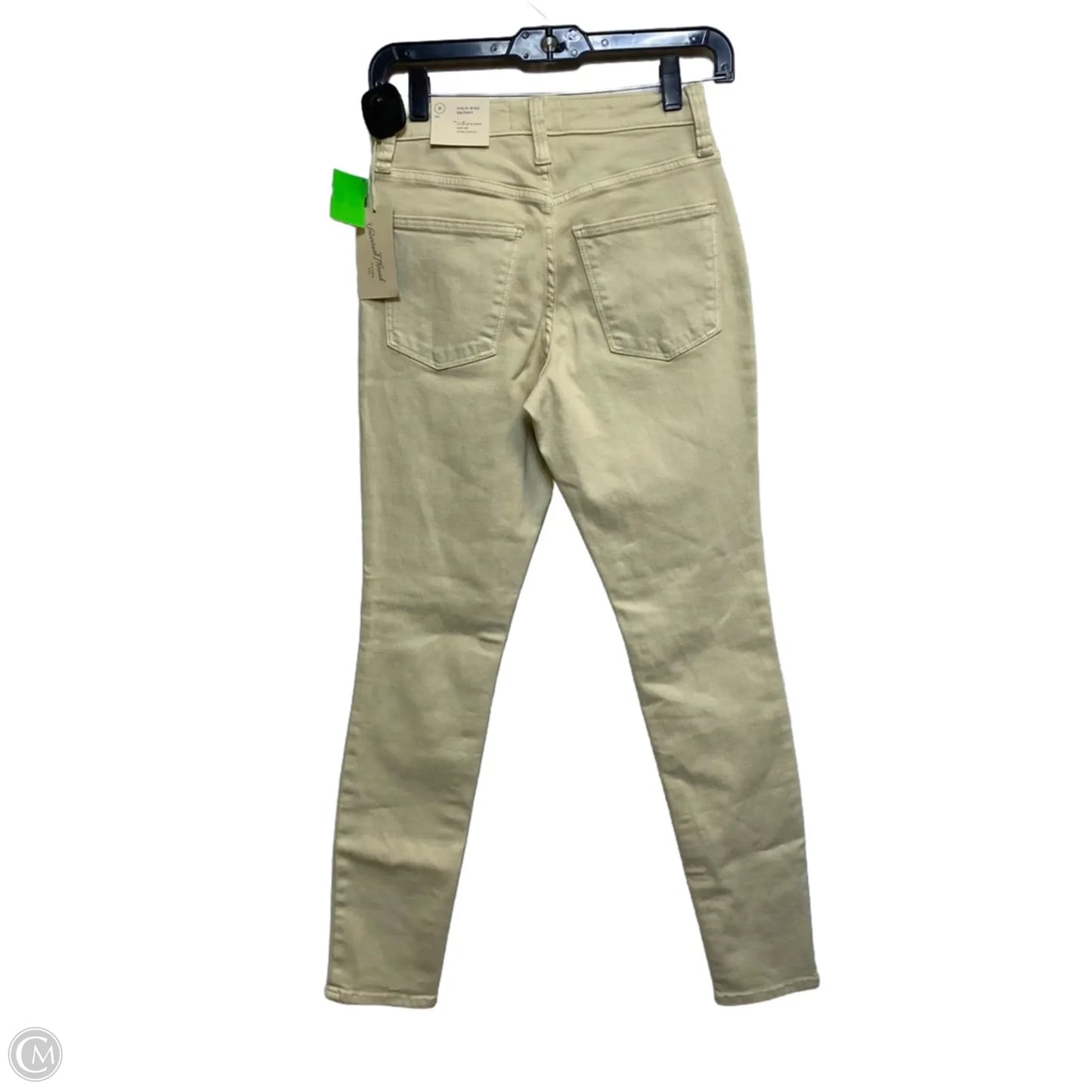 Jeans Skinny By Universal Thread In Tan Denim, Size: 0