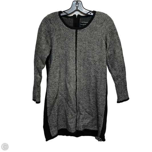 Sweater By Cynthia Rowley In Black & Grey, Size: L