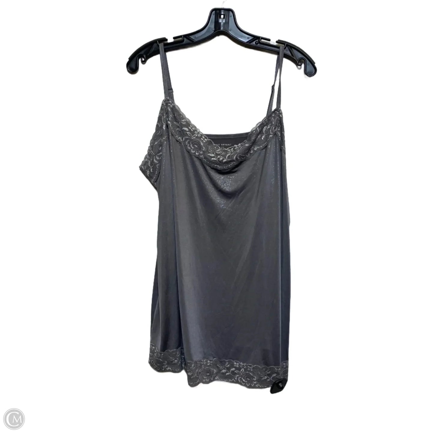 Tank Top By Lane Bryant In Grey, Size: 1x