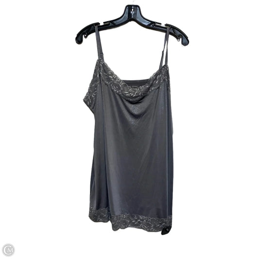 Tank Top By Lane Bryant In Grey, Size: 1x