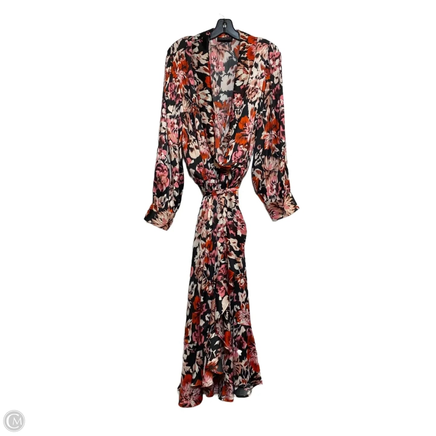 Dress Casual Maxi By Lane Bryant In Black & Pink, Size: 4x