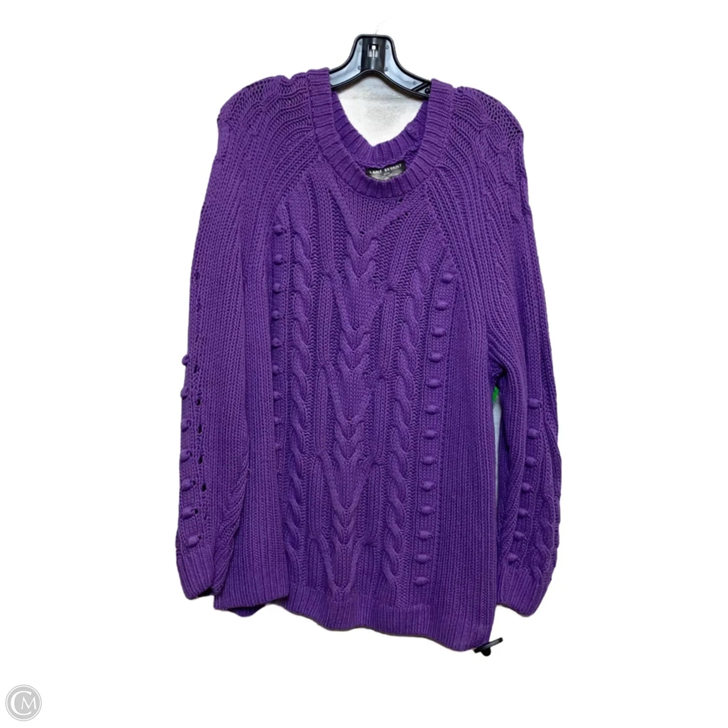 Sweater By Lane Bryant In Purple, Size: 3x