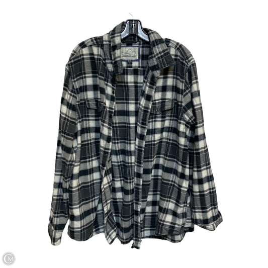 Top Long Sleeve By American Eagle In Grey, Size: Xxl