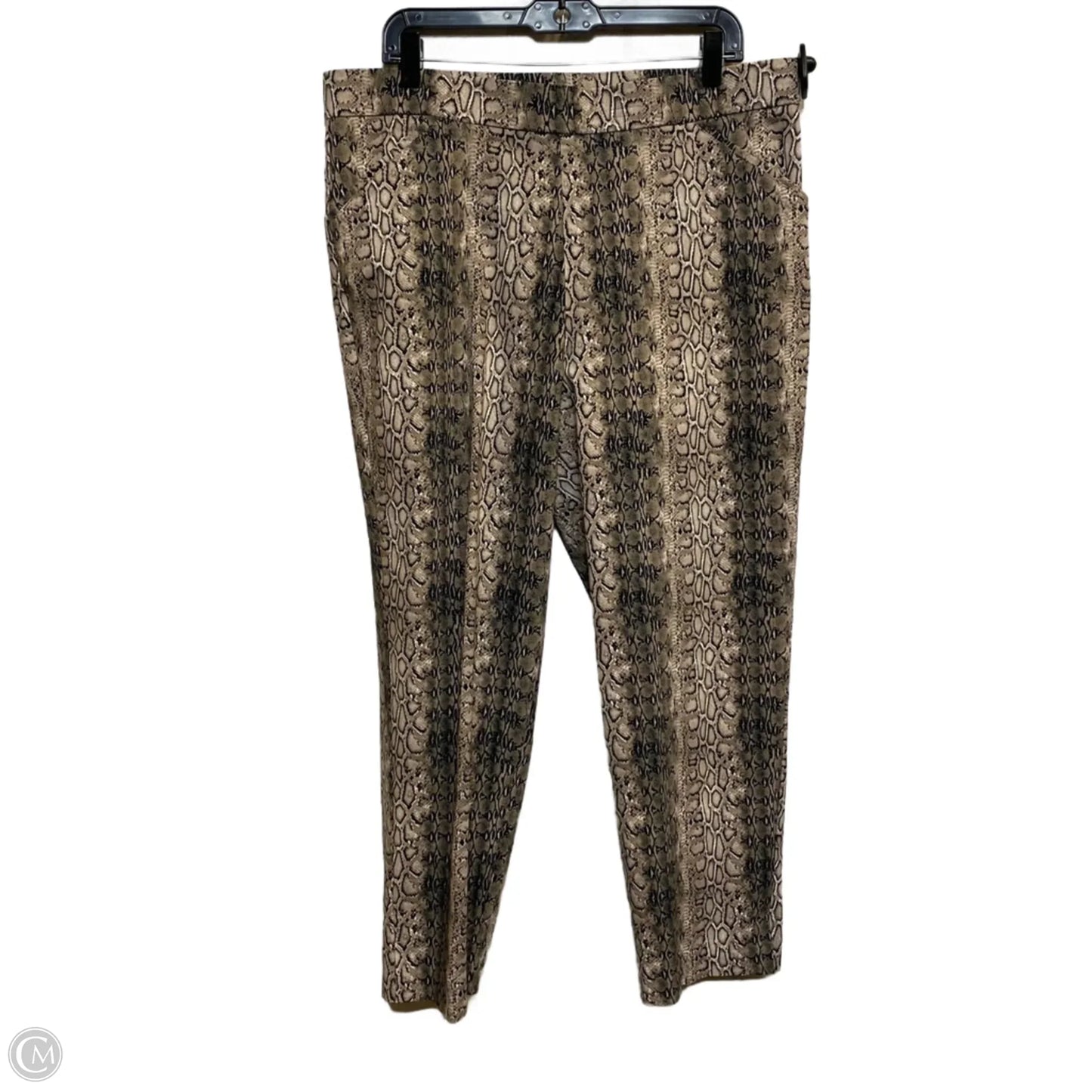 Pants Other By Counterparts In Snakeskin Print, Size: 16