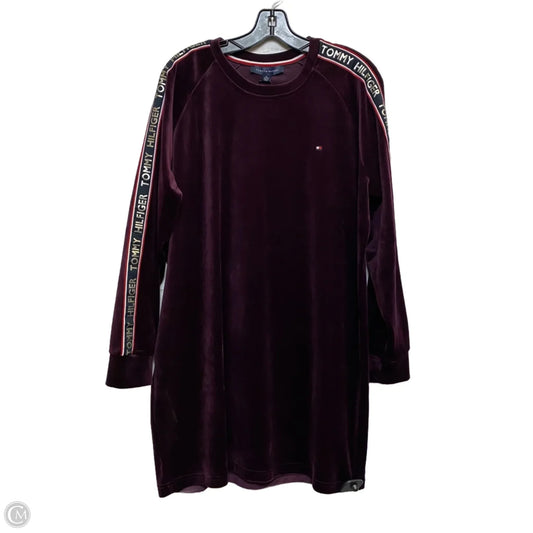 Dress Casual Short By Tommy Hilfiger In Purple, Size: Xl