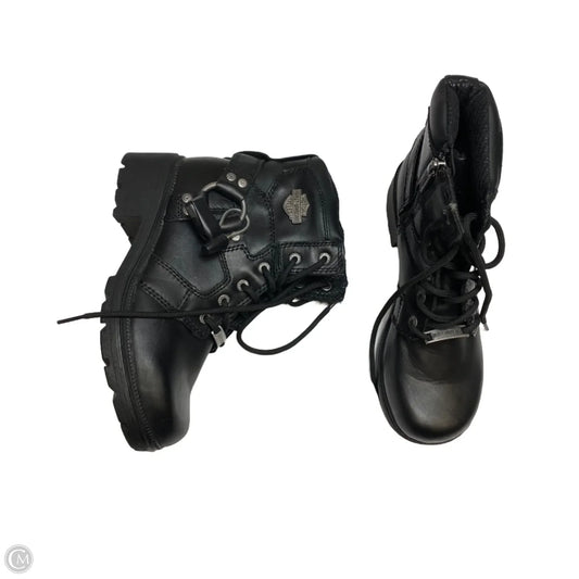 Boots Combat By Harley Davidson In Black, Size: 7