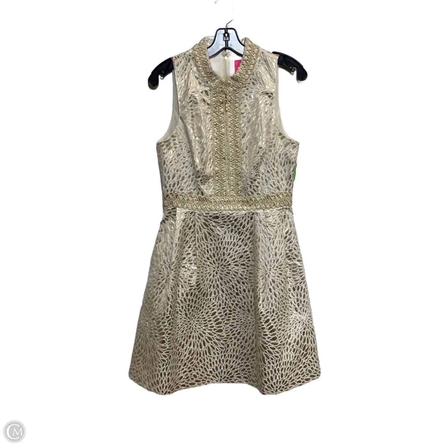 Dress Designer By Lilly Pulitzer In Gold, Size: S