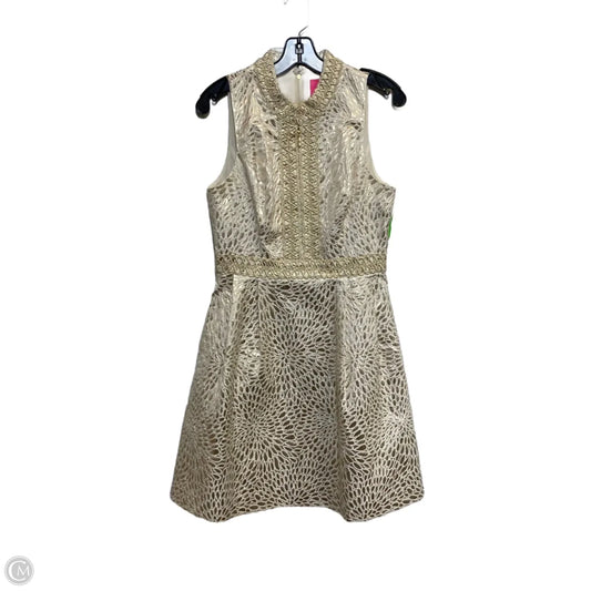 Dress Designer By Lilly Pulitzer In Gold, Size: S