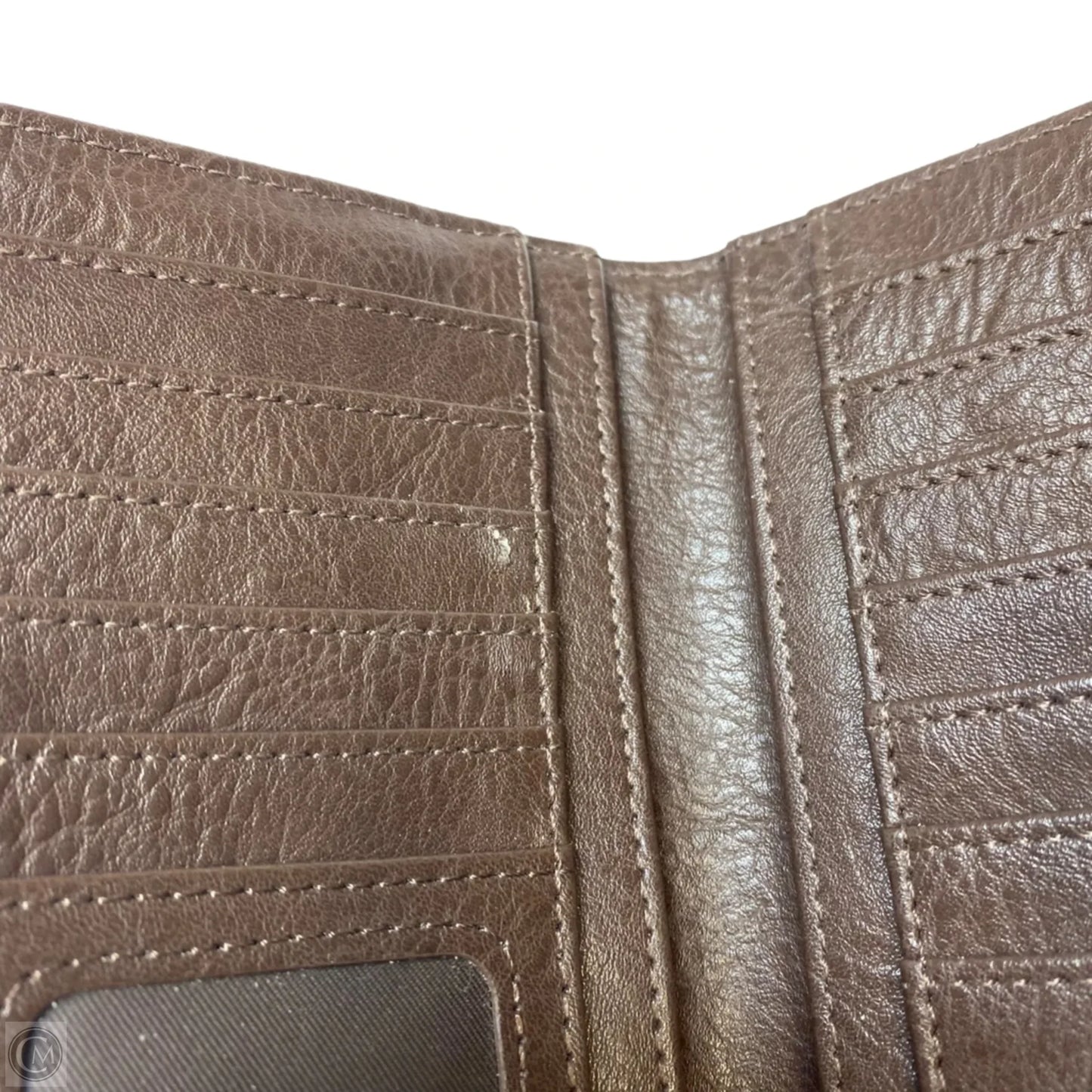 Wallet Leather By Fossil, Size: Medium