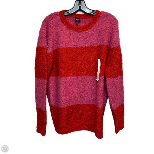 Sweater Designer By Target-designer In Pink & Red, Size: S