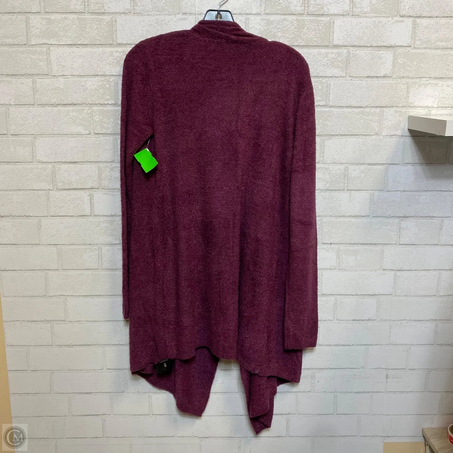 Sweater Cardigan By Barefoot Dreams In Maroon, Size: S