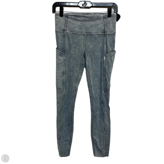 Athletic Leggings By Lululemon In Grey, Size: S