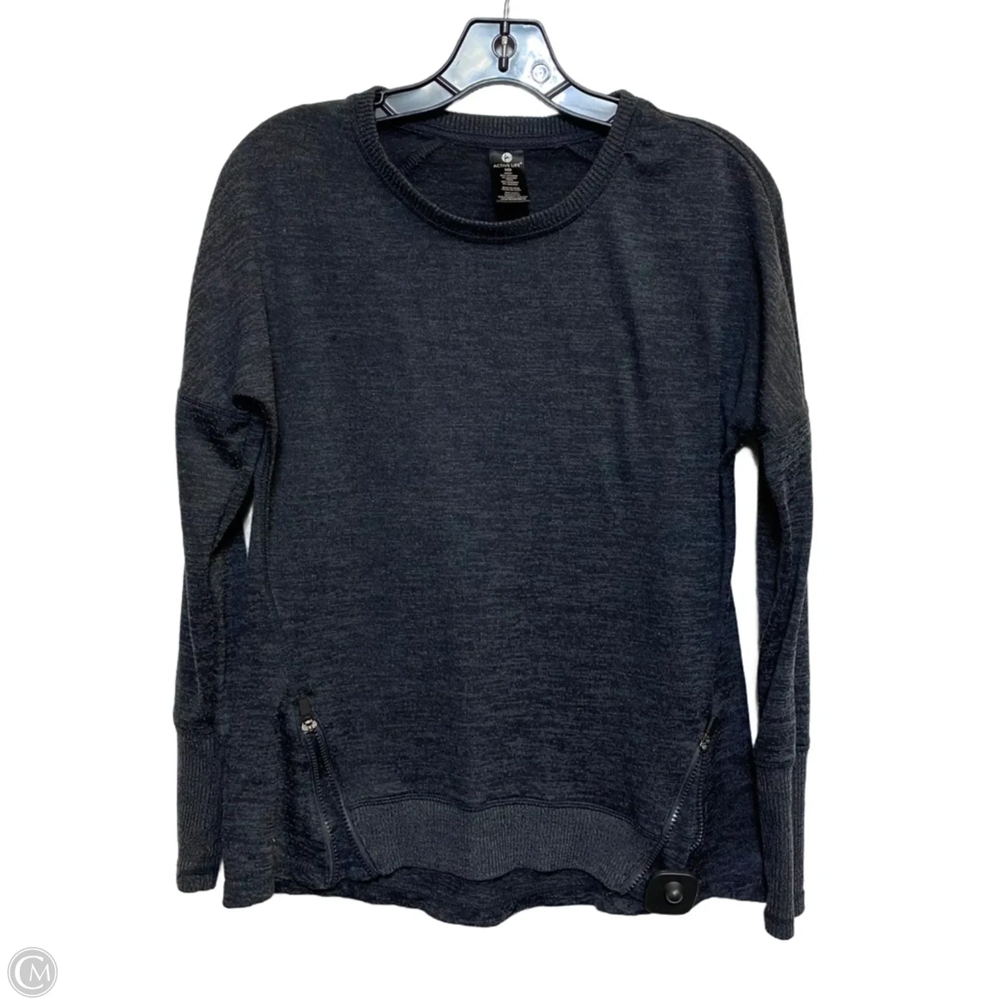 Athletic Top Long Sleeve Crewneck By Active Life In Grey, Size: M