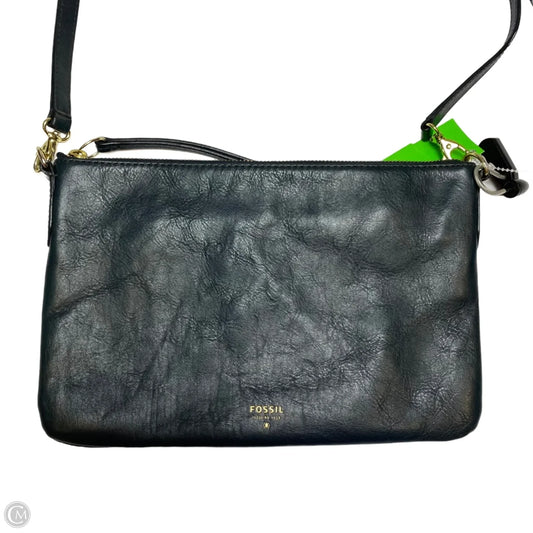 Crossbody Leather By Fossil, Size: Small