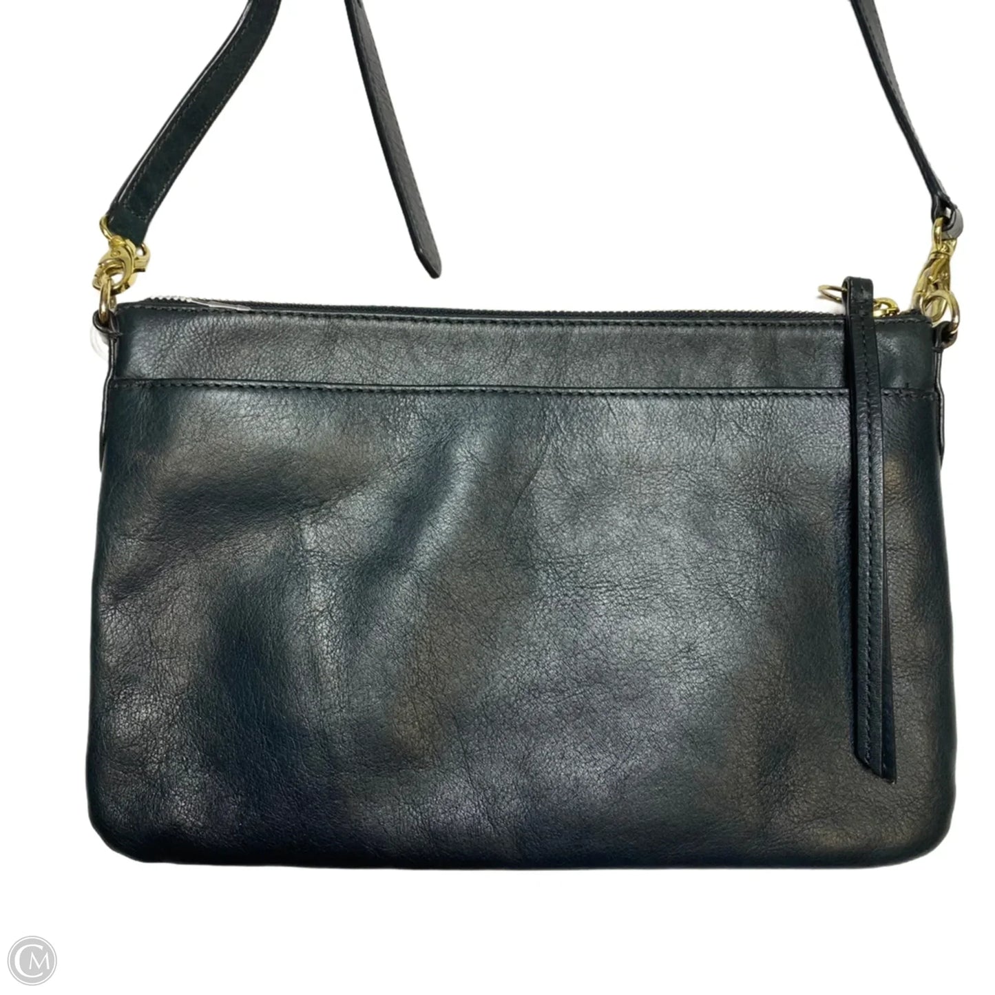 Crossbody Leather By Fossil, Size: Small