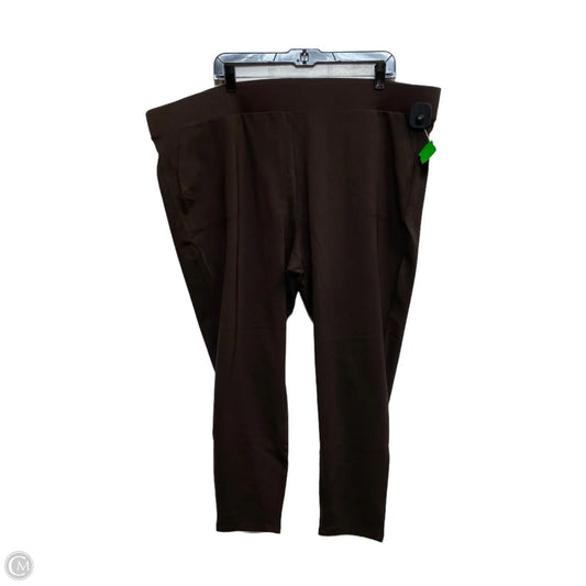 Pants Leggings By Torrid In Brown, Size: 4x