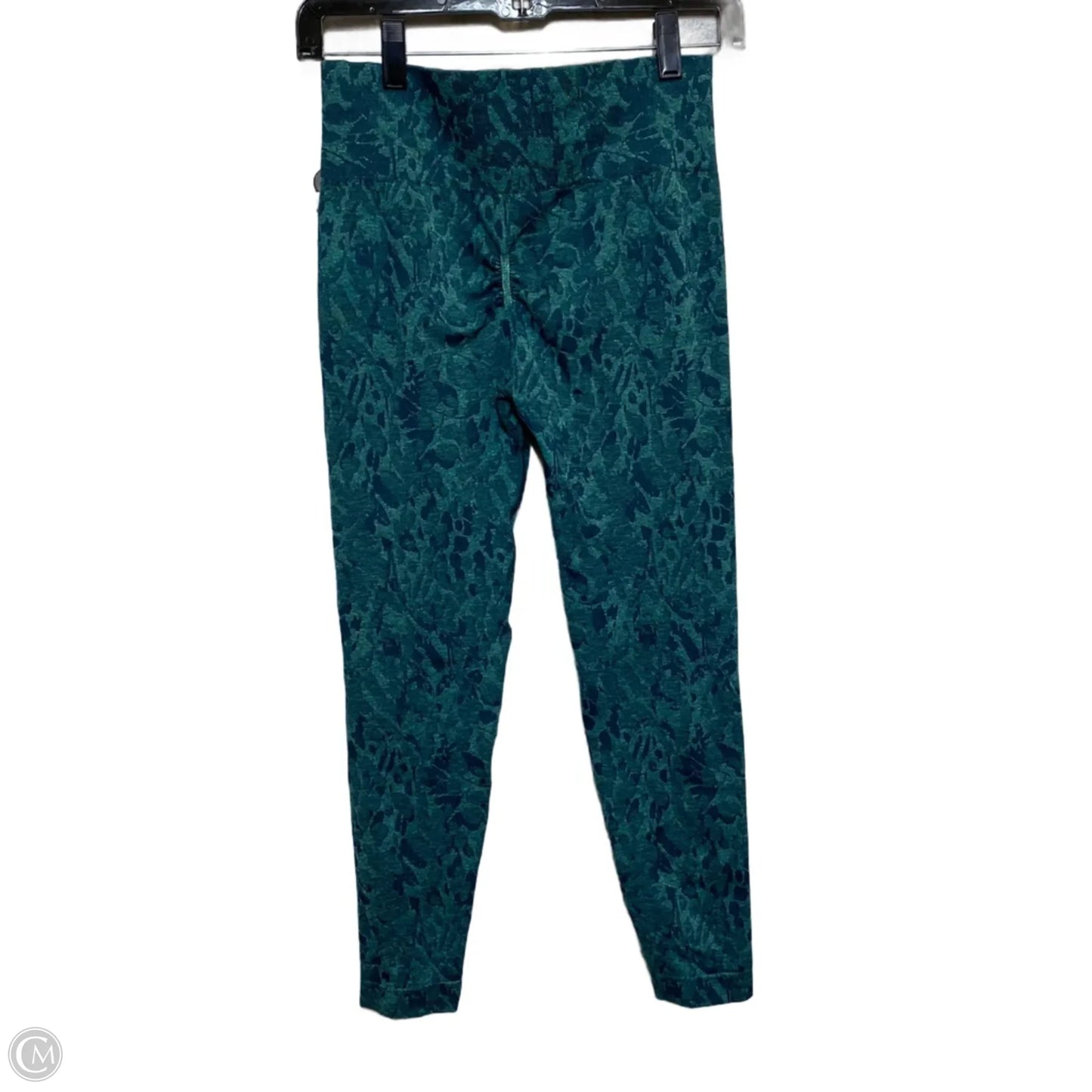 Athletic Leggings By Gym Shark In Green, Size: M