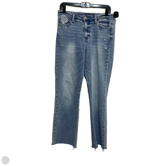 Jeans Straight By Judy Blue In Blue Denim, Size: 4