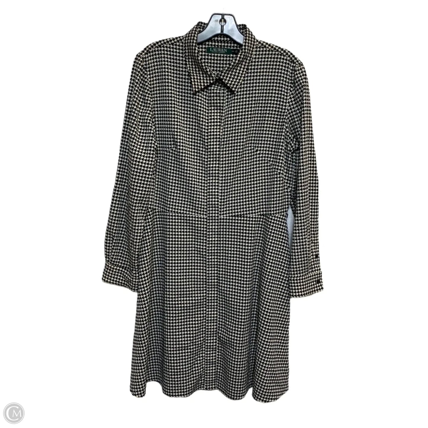 Dress Casual Short By Lauren By Ralph Lauren In Black & White, Size: Lp