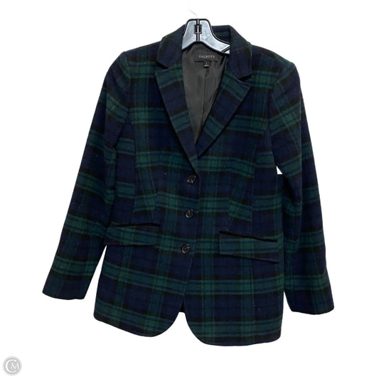 Blazer By Talbots In Blue & Green, Size: Xs