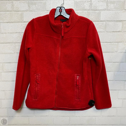 Jacket Faux Fur & Sherpa By Talbots In Red, Size: Xs