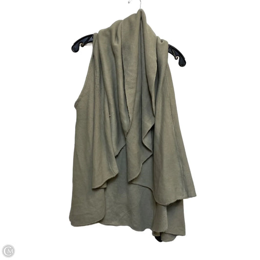 Vest Sweater By Look In Taupe, Size: Osfm