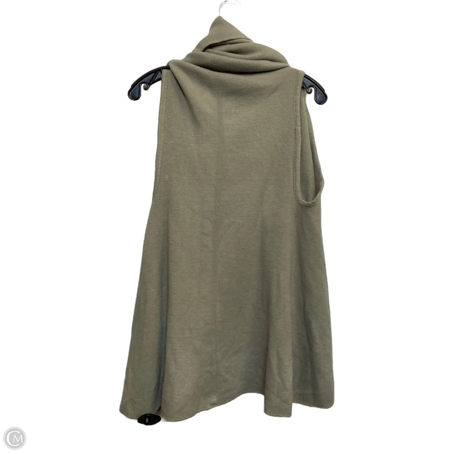 Vest Sweater By Look In Taupe, Size: Osfm