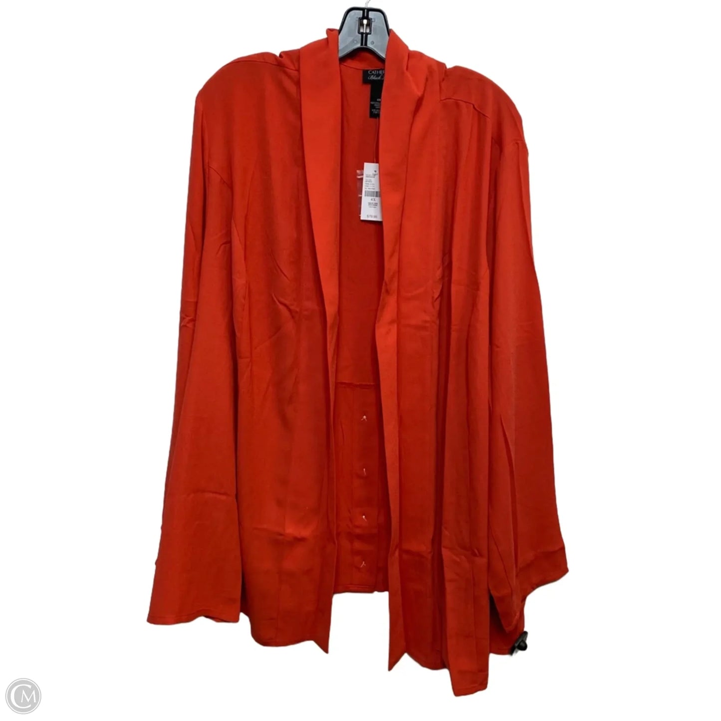 Cardigan By Catherines In Red, Size: 4x