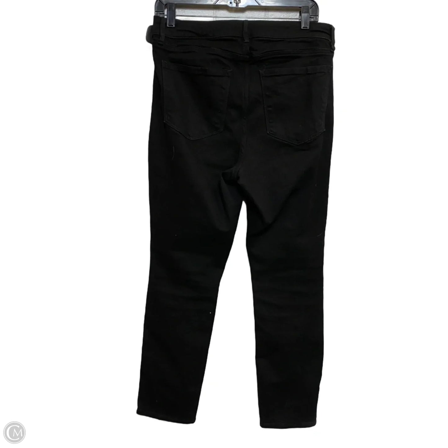 Jeans Straight By Old Navy In Black Denim, Size: 12