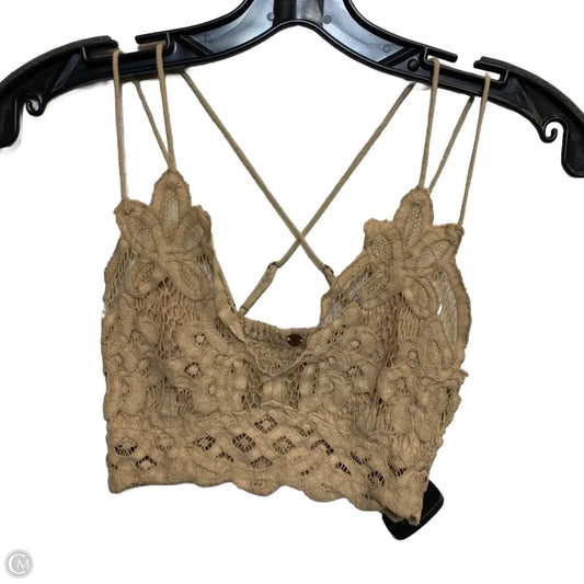 Bralette By Free People In Tan, Size: Xs