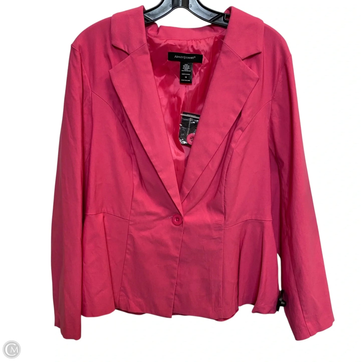 Blazer By Ashley Stewart In Pink, Size: Xl