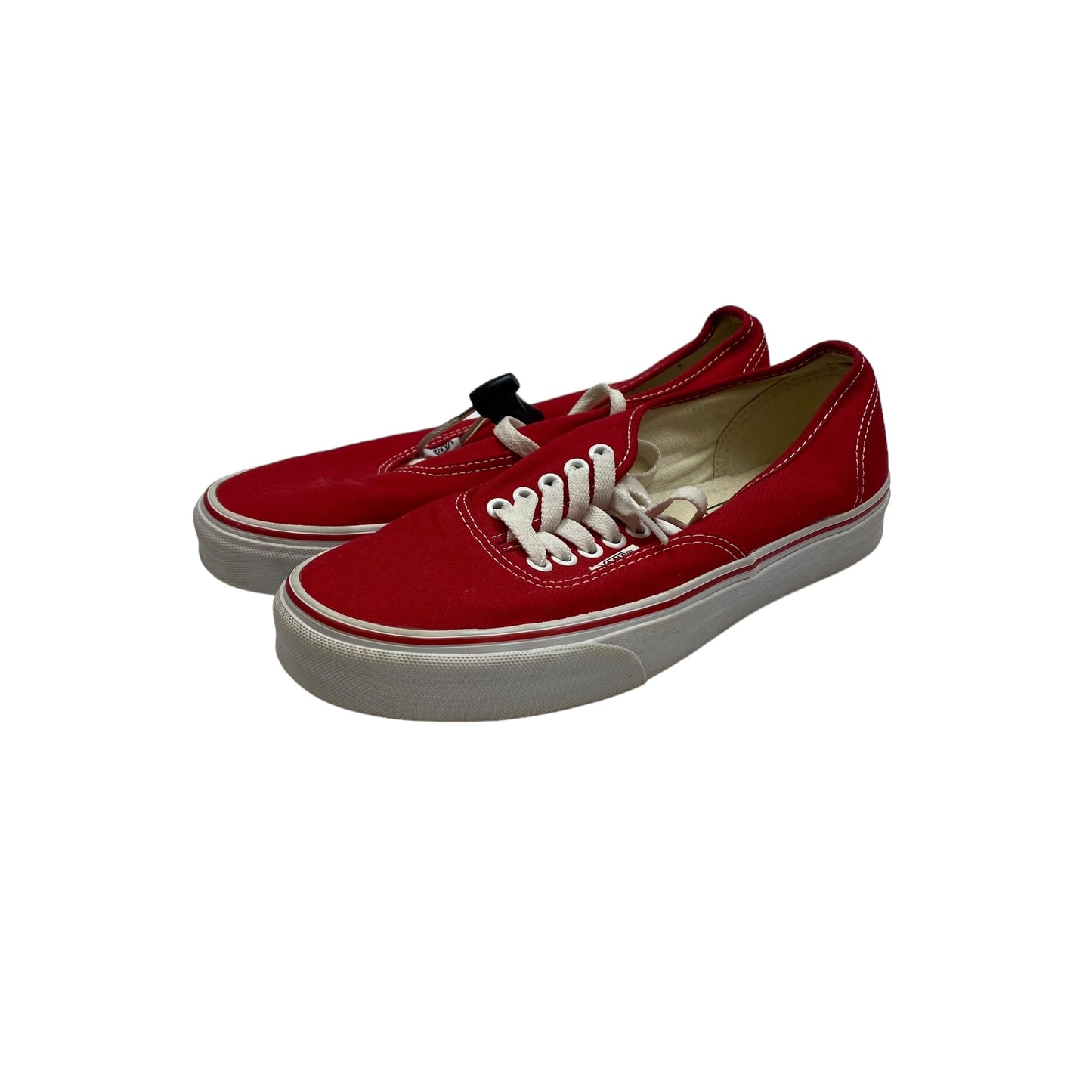 Red Shoes Sneakers Vans, Size 9