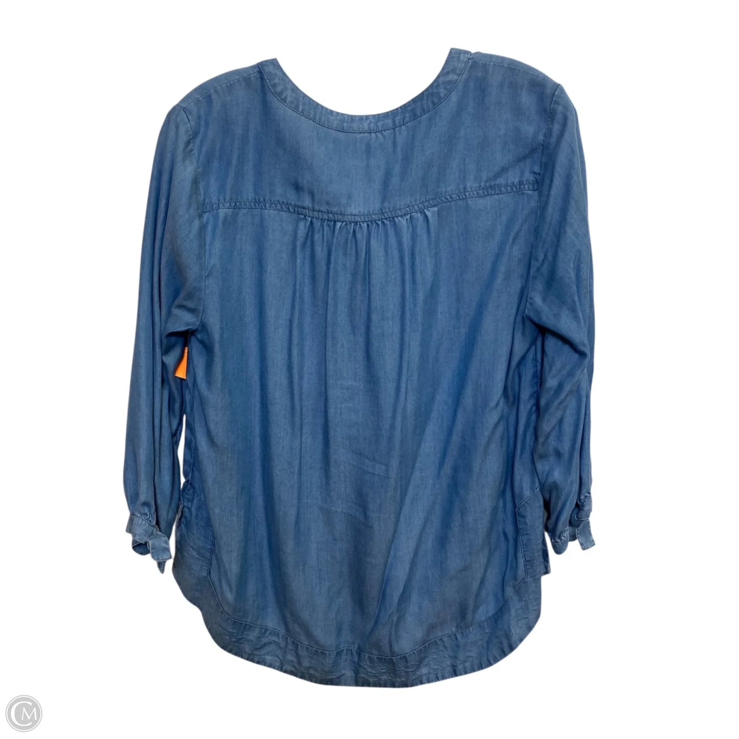 Top 3/4 Sleeve By Crown And Ivy In Blue, Size: M