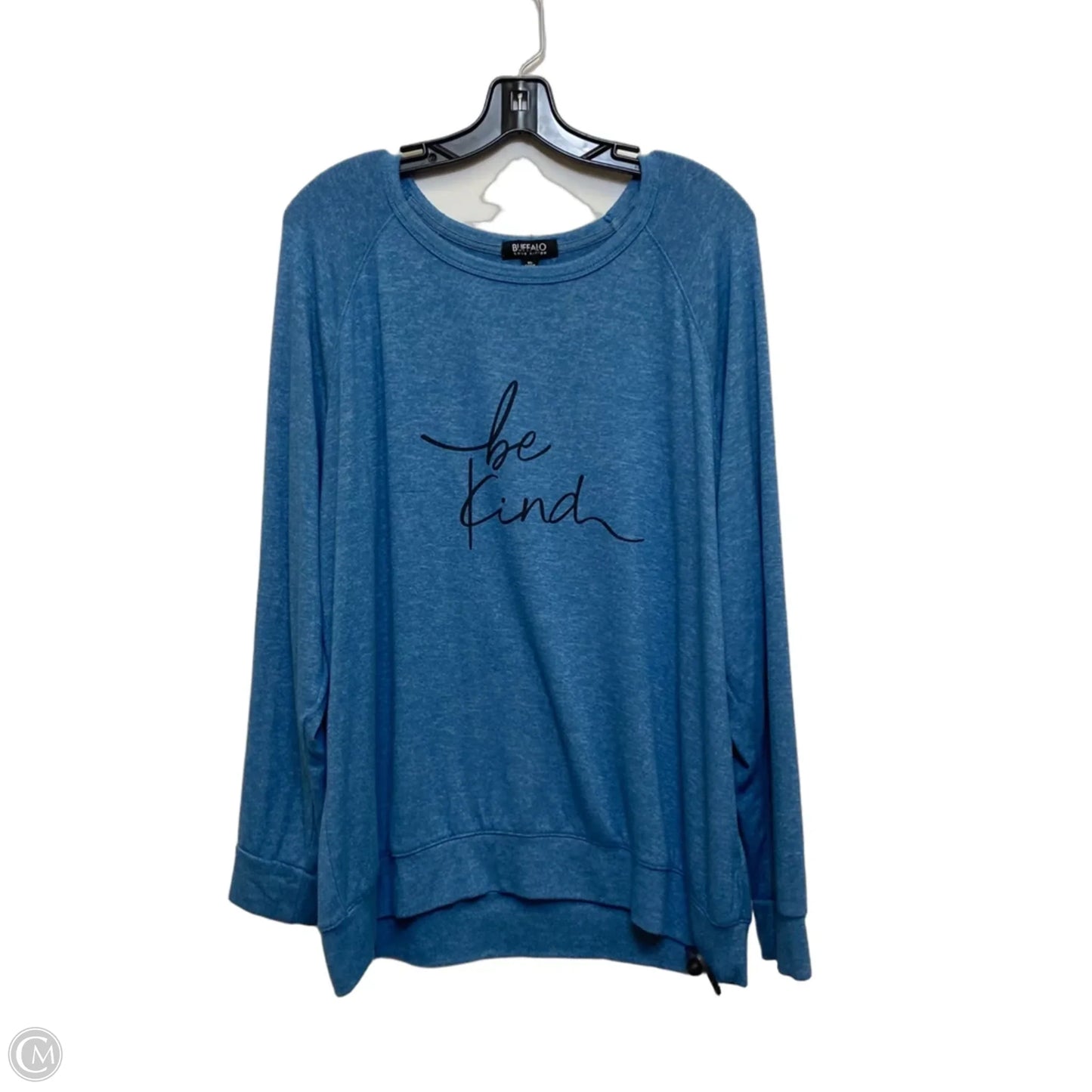 Top Long Sleeve By Buffalo David Bitton In Blue, Size: Xl