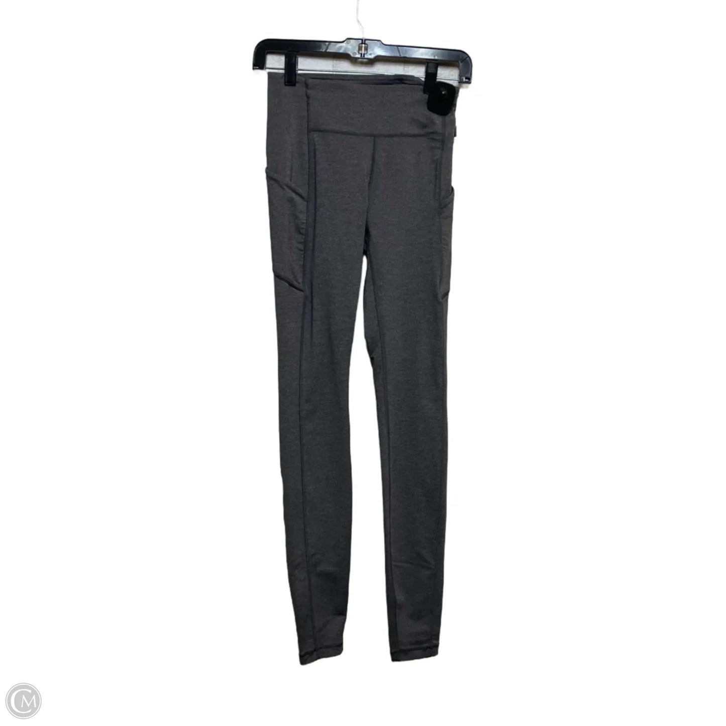 Athletic Leggings Designer By Lululemon In Grey, Size: S