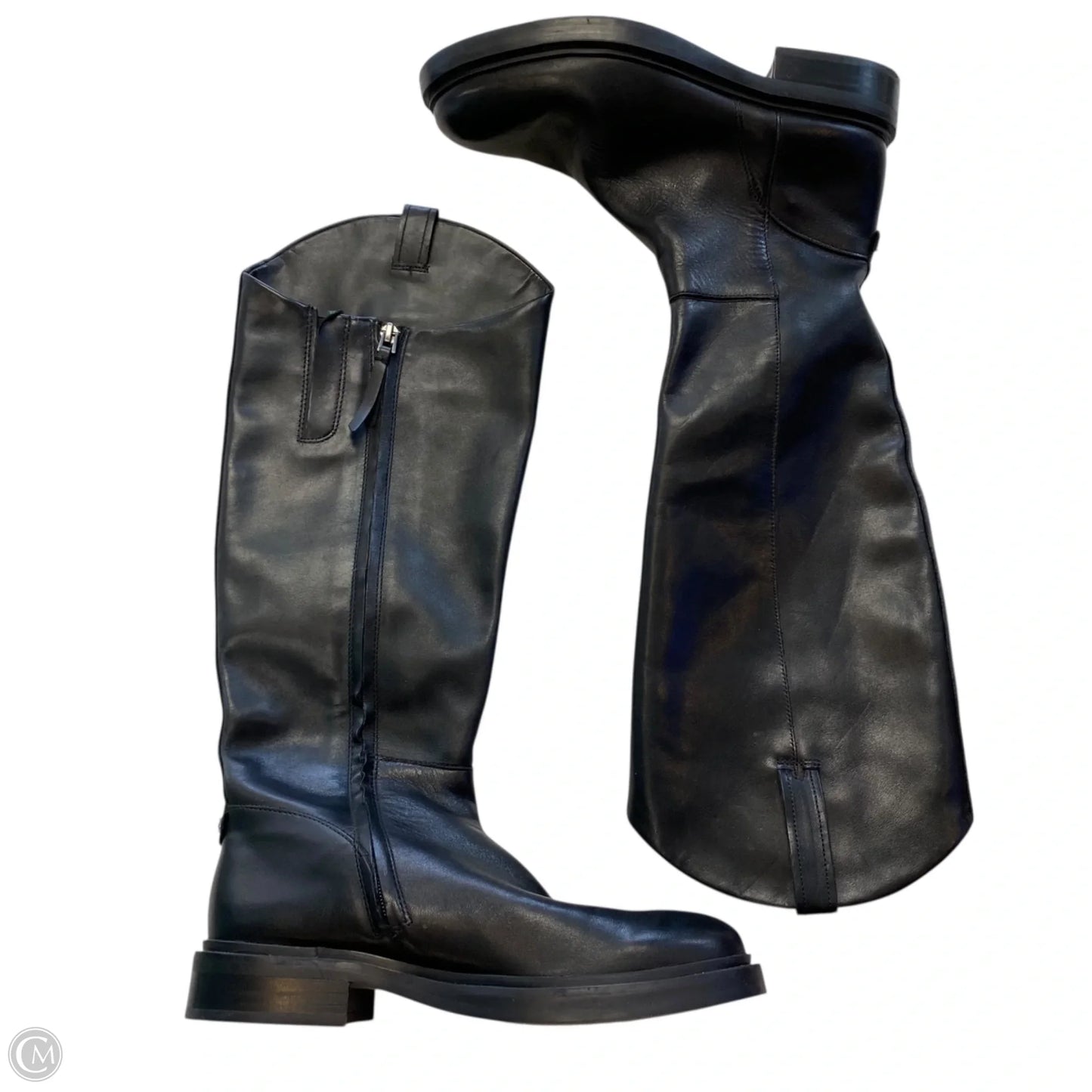 Boots Leather By Sam Edelman In Black, Size: 8